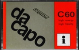 Compact Cassette: Unknown Da Capo -  60