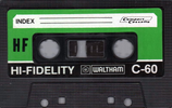 Compact Cassette: Unknown Waltham -  60