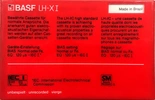 Compact Cassette BASF LH-X I 90 Type I Normal 1982 Brazil