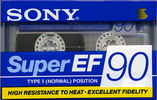 Compact Cassette: Sony  - Super EF 90