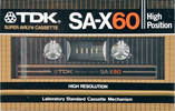 Compact Cassette: TDK  - SA-X 60