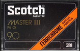 Compact Cassette: 3M Scotch - Master III 90