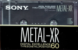 Compact Cassette: Sony  - Metal-XR 60