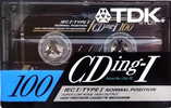 Compact Cassette: TDK  - CDing-I 100