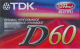 Compact Cassette: TDK  - D 60