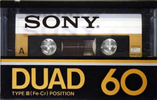 Compact Cassette: Sony  - Duad 60