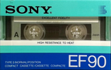 Compact Cassette: Sony  - EF 90