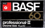 Compact Cassette: BASF  - Professional II 60