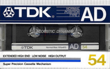 Compact Cassette: TDK  - AD 54