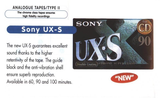 Compact Cassette: Sony  - UX-S 60