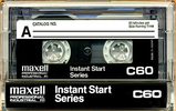 Compact Cassette: Maxell / Hitachi Maxell - Instant Start Series 60