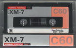 Compact Cassette Xside 60 "XM-7" Type I Normal 1980 South Korea