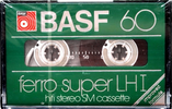 Compact Cassette: BASF  - Ferro Super LH I 60