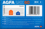 Compact Cassette: AGFA  - LNX 60