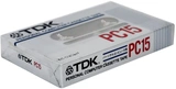 Compact Cassette TDK 15 "PC15" Computer Cassette 1984 Japan