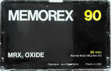 Compact Cassette: Memorex  - MRX3 Oxide 90