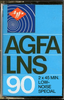 Compact Cassette: AGFA  - LNS 90