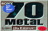 Compact Cassette: Sony  - CDix IV 70