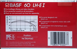 Compact Cassette: BASF  - LH Extra I 60