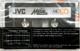 Compact Cassette:  JVC - ME 60