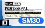 Compact Cassette: TDK  - Pro SM 30