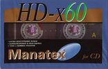 Compact Cassette:  Manatex - HD-x 60