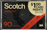 Compact Cassette: 3M Scotch - Master I 90