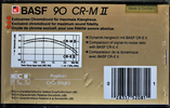 Compact Cassette: BASF  - Chromdioxid Maxima II 90