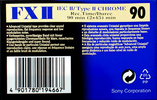 Compact Cassette: Sony  - FX II 90