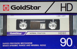 Compact Cassette Goldstar HD 90 Type I Normal 1986 South Korea