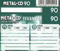 Compact Cassette: Maxell / Hitachi Maxell - Metal CD 90