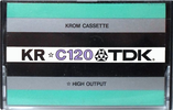 Compact Cassette: TDK  - KR Krom 120