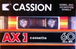 Compact Cassette Cassion AX I 60 Type I Normal 1985 Canada