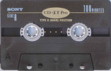 Compact Cassette: Sony  - CD-IT PRO 100