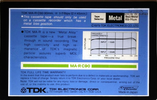 Compact Cassette: TDK  - MA-R 90