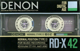 Compact Cassette: Nippon Columbia / Denon Denon - RD-X 42