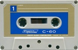 Compact Cassette Crown / Crown Radio Corporation 60 Type I Normal Japan