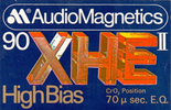 Compact Cassette:  Audio Magnetics - XHE II 90