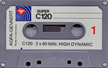 Compact Cassette: AGFA  - Super 120