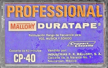 Compact Cassette:  Mallory - Duratape 40