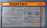 Compact Cassette Contek 60 "HF MAX-3" Type I Normal UK