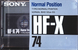 Compact Cassette: Sony  - HF-X 74