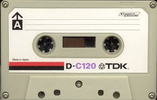 Compact Cassette TDK D 120 Type I Normal 1972 Japan