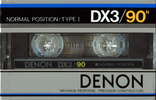 Compact Cassette: Nippon Columbia / Denon Denon - DX3 90