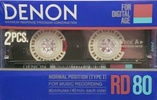 Compact Cassette: Nippon Columbia / Denon Denon - RD 80