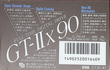 Compact Cassette AXIA GT-IIx 90 Type II Chrome 1988 Japan