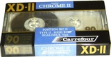 Compact Cassette Carrefour XD-II 90 Type II Chrome France