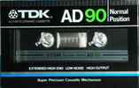 Compact Cassette: TDK  - AD 90