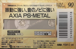 Compact Cassette: FUJI AXIA - PS-Metal 90