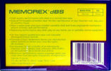 Compact Cassette: Memorex  - dBS 110